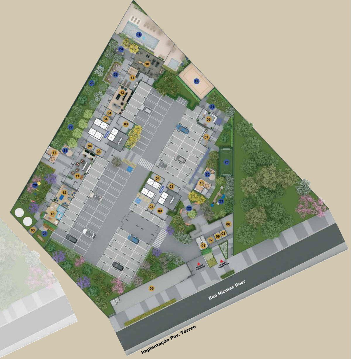 Implantação do Parque das Perdizes